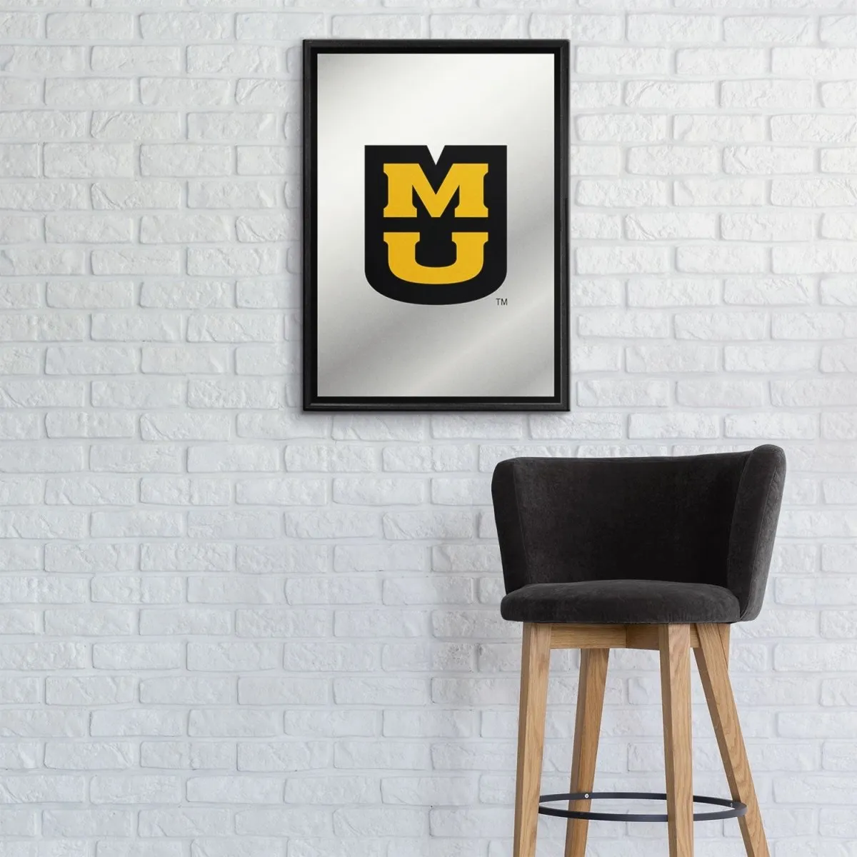 Missouri Tigers: MU - Framed Mirrored Wall Sign
