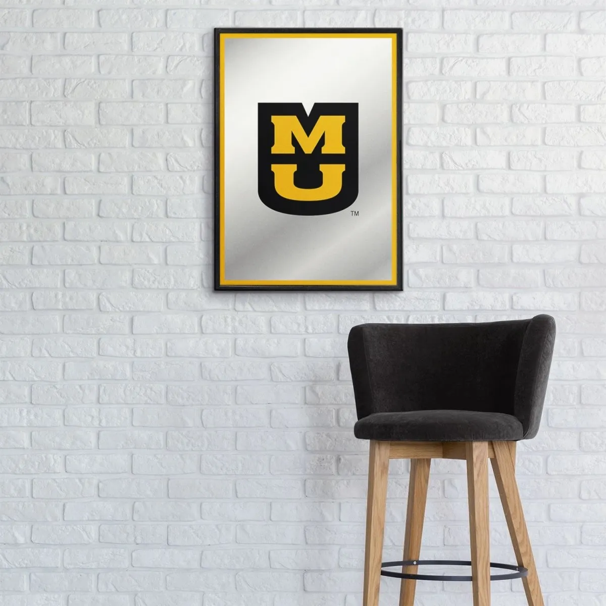 Missouri Tigers: MU - Framed Mirrored Wall Sign