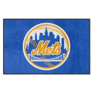 MLB - New York Mets 4X6 Logo Mat - Landscape