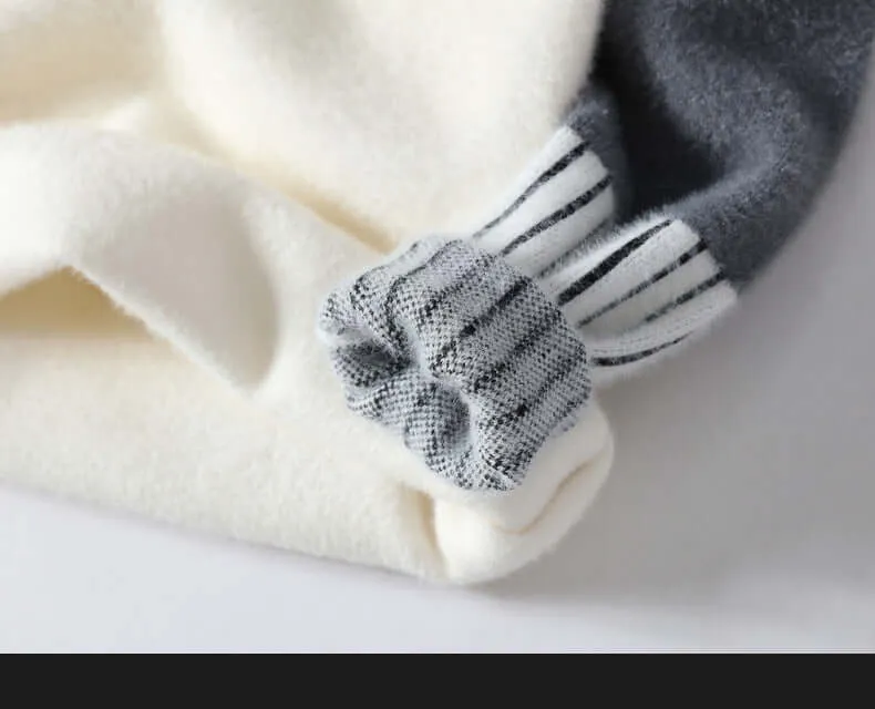 Mock Neck Color Block Sweater | Urban Fashion