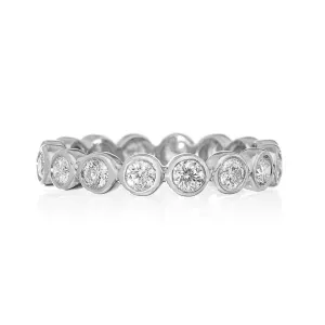 Modern Bezel Diamond Band