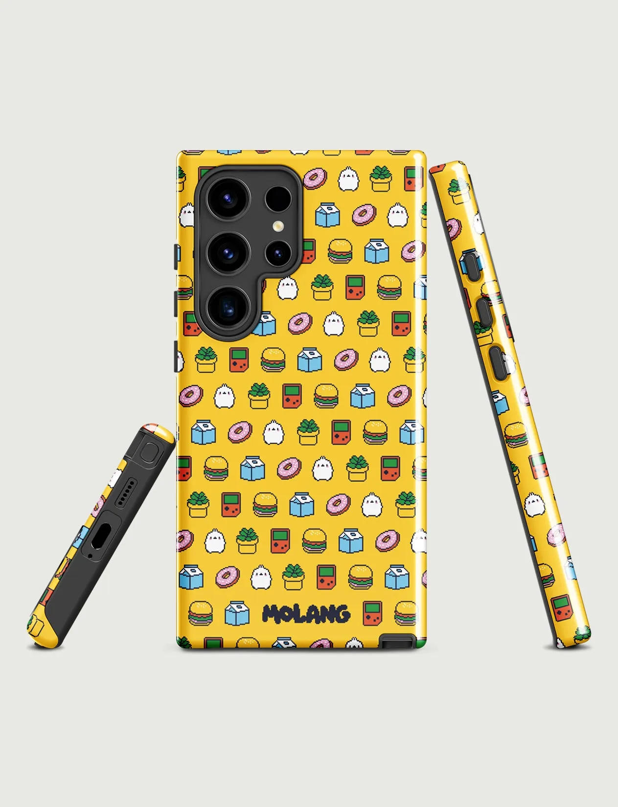 Molang Pixel Art Tough Samsung Case – Retro