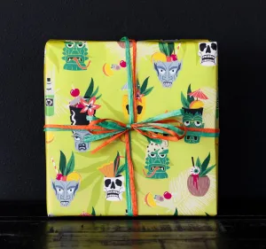 Monster Tiki Cocktails Gift Wrap (1 Sheet)
