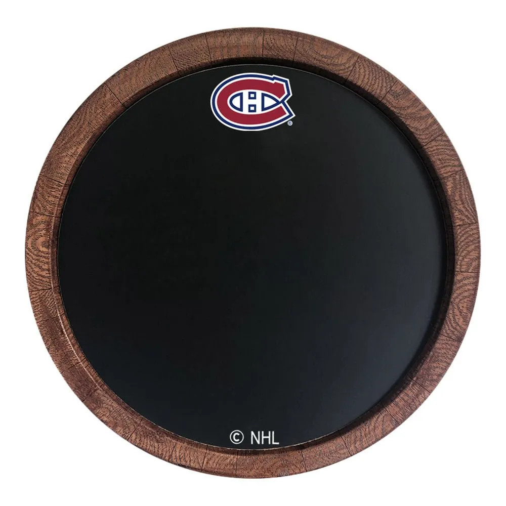 Montreal Canadiens: Barrel Top Chalkboard Sign