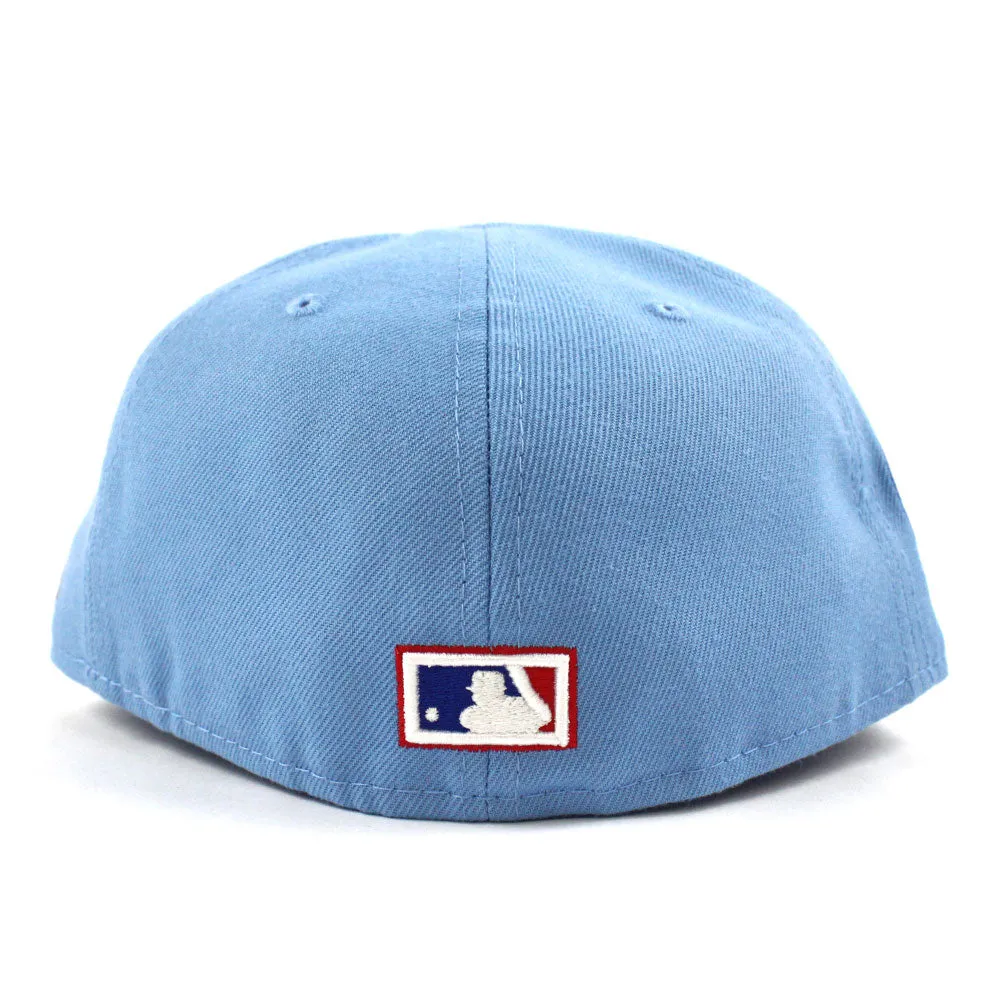 Montreal Expos 1982 All-Star Game New Era Fitted 59Fifty Hat (Sky Blue Green Under Brim)