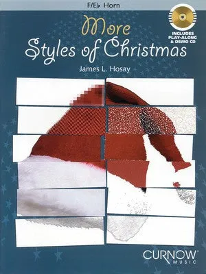 MORE STYLES OF CHRISTMAS F HORN EB HORN BK/CD
