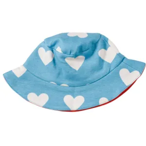 Moromini Blue Hearts Bucket Hat