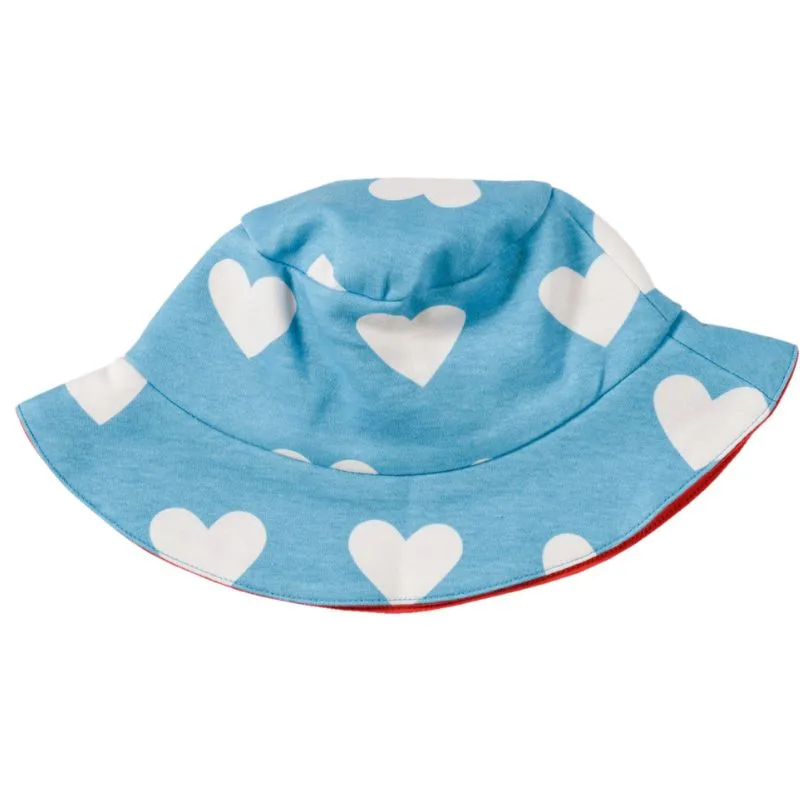 Moromini Blue Hearts Bucket Hat