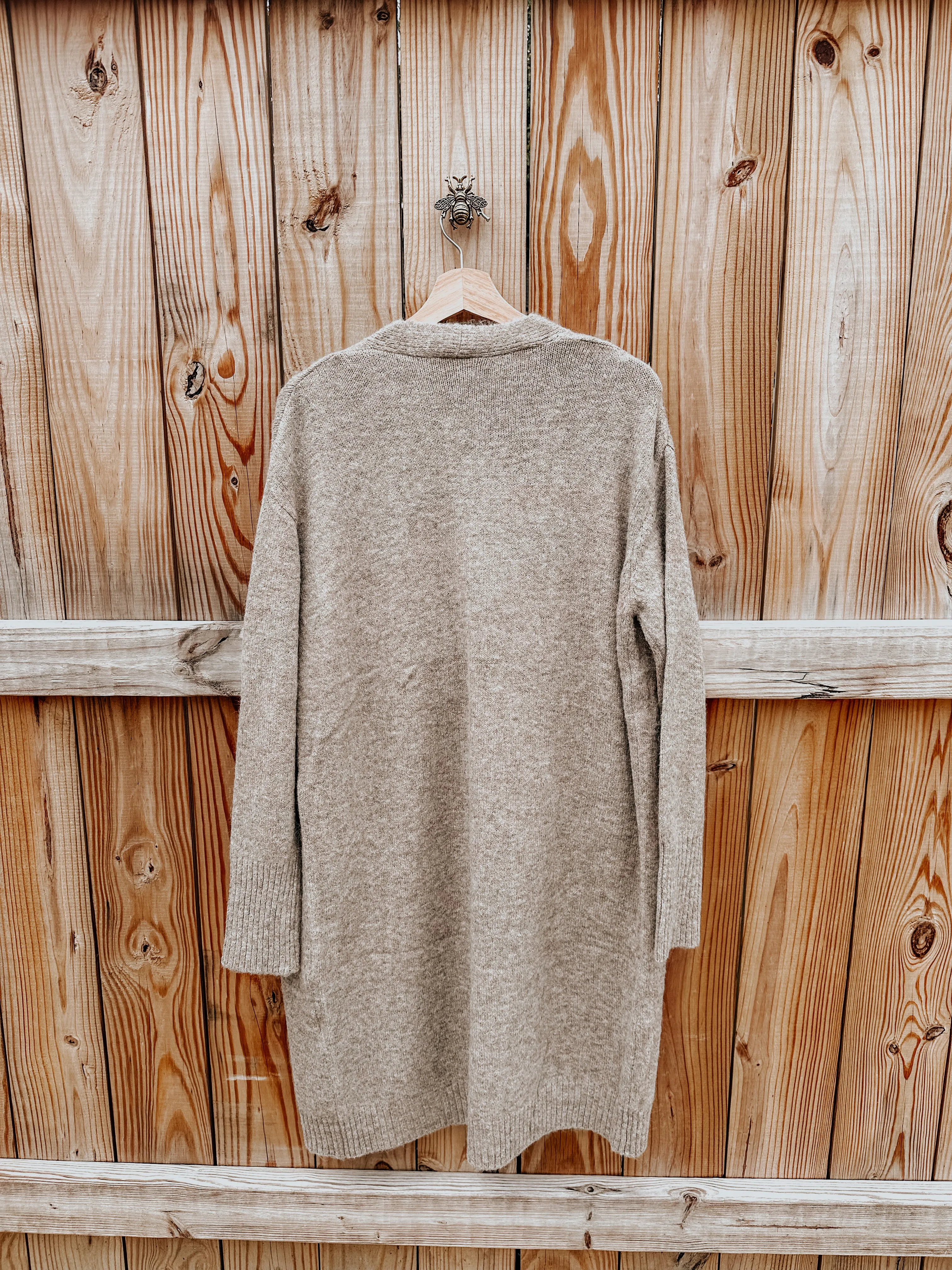 Mossy Extra Long Cardigan