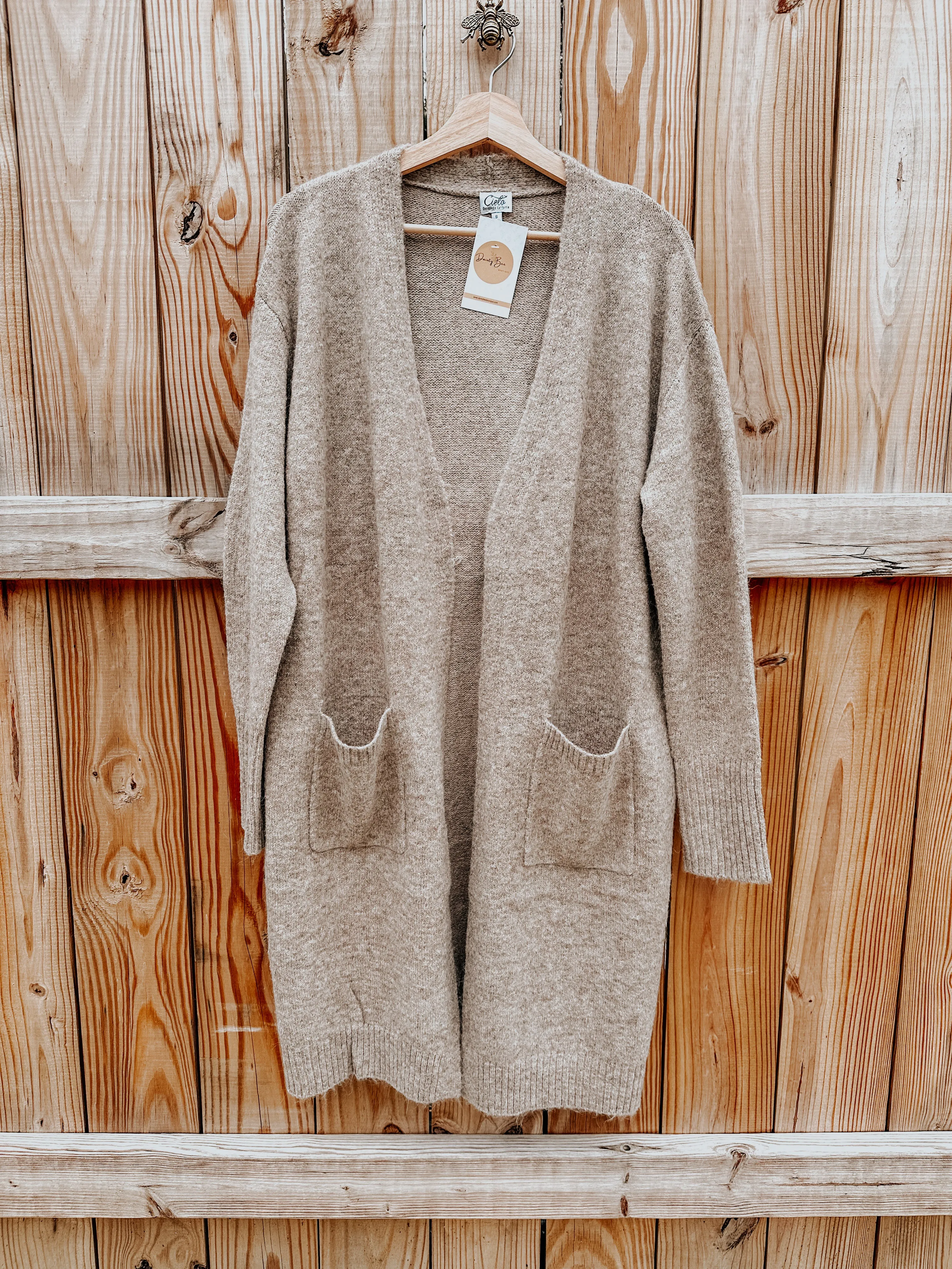 Mossy Extra Long Cardigan