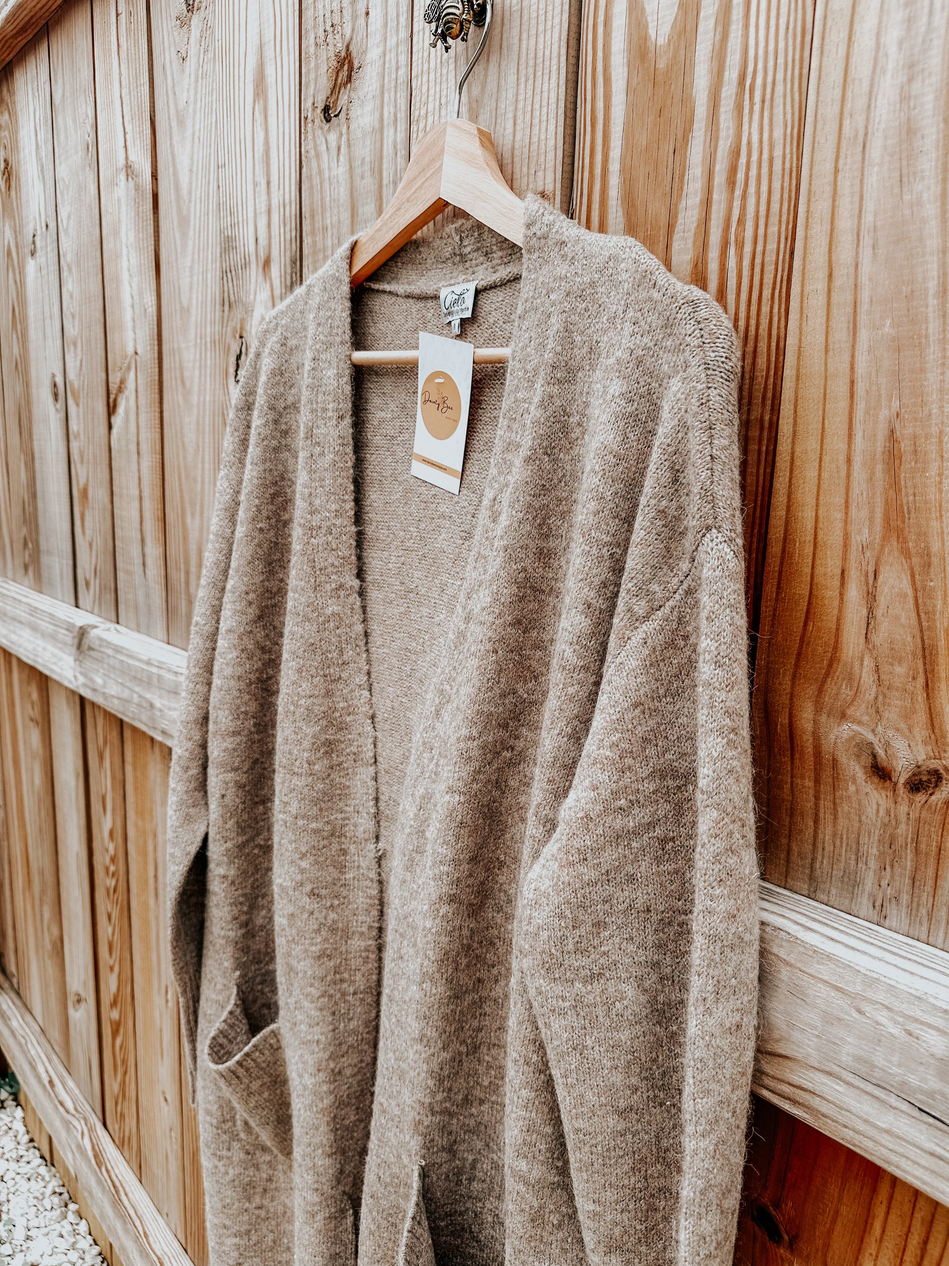 Mossy Extra Long Cardigan