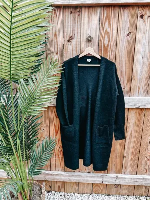 Mossy Extra Long Cardigan