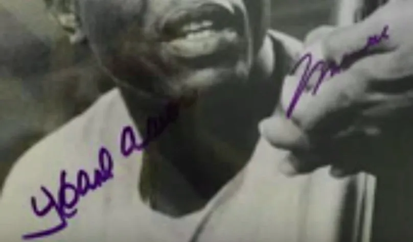 Muhammad Ali and Hank Arron Dual signed Autographed 16 x 20 Photo, Steiner, MLB, OA