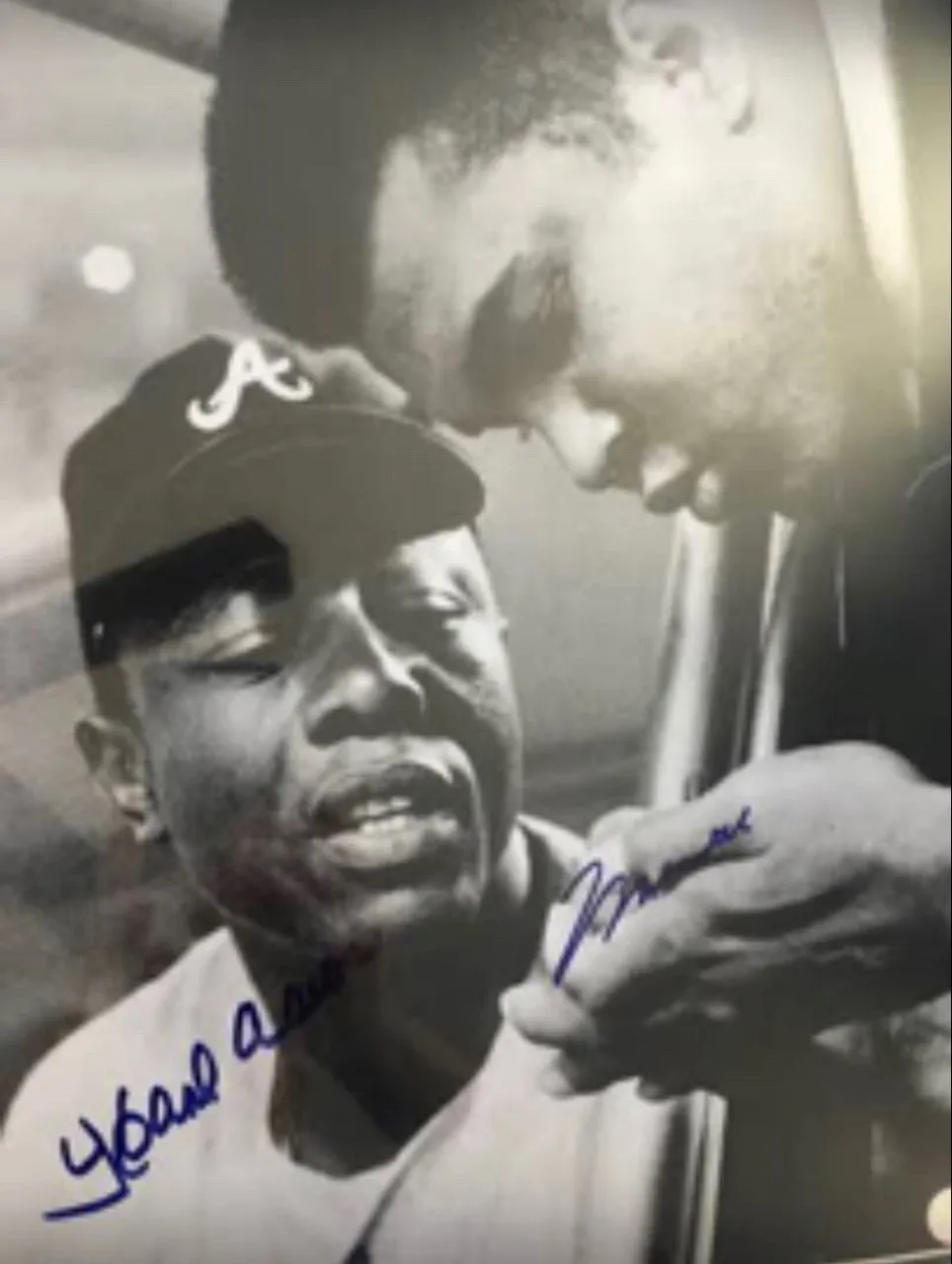Muhammad Ali and Hank Arron Dual signed Autographed 16 x 20 Photo, Steiner, MLB, OA