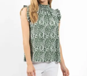 Mylie In Hidden Giraffes Jungle Green