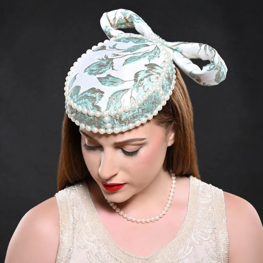 NA99460-Floral Dress Hat with Bow