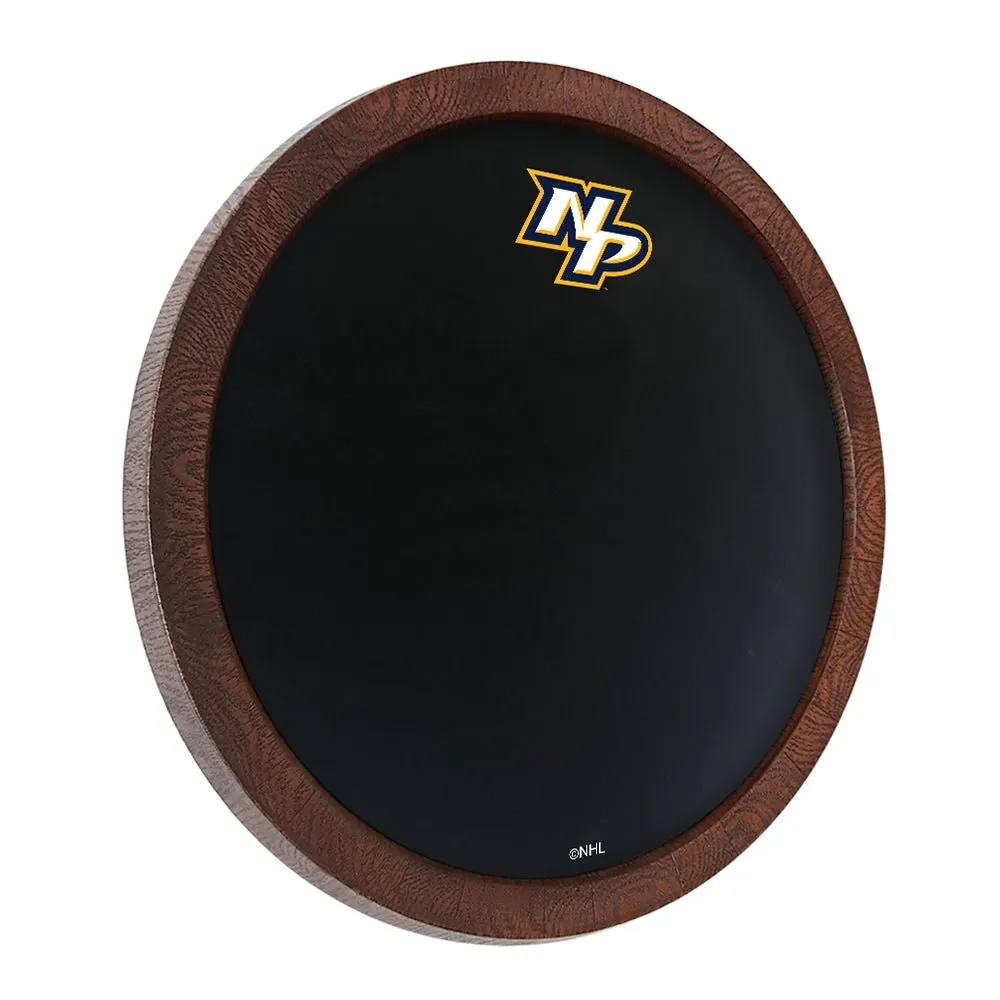 Nashville Predators: Secondary Logo - Barrel Top Chalkboard Sign