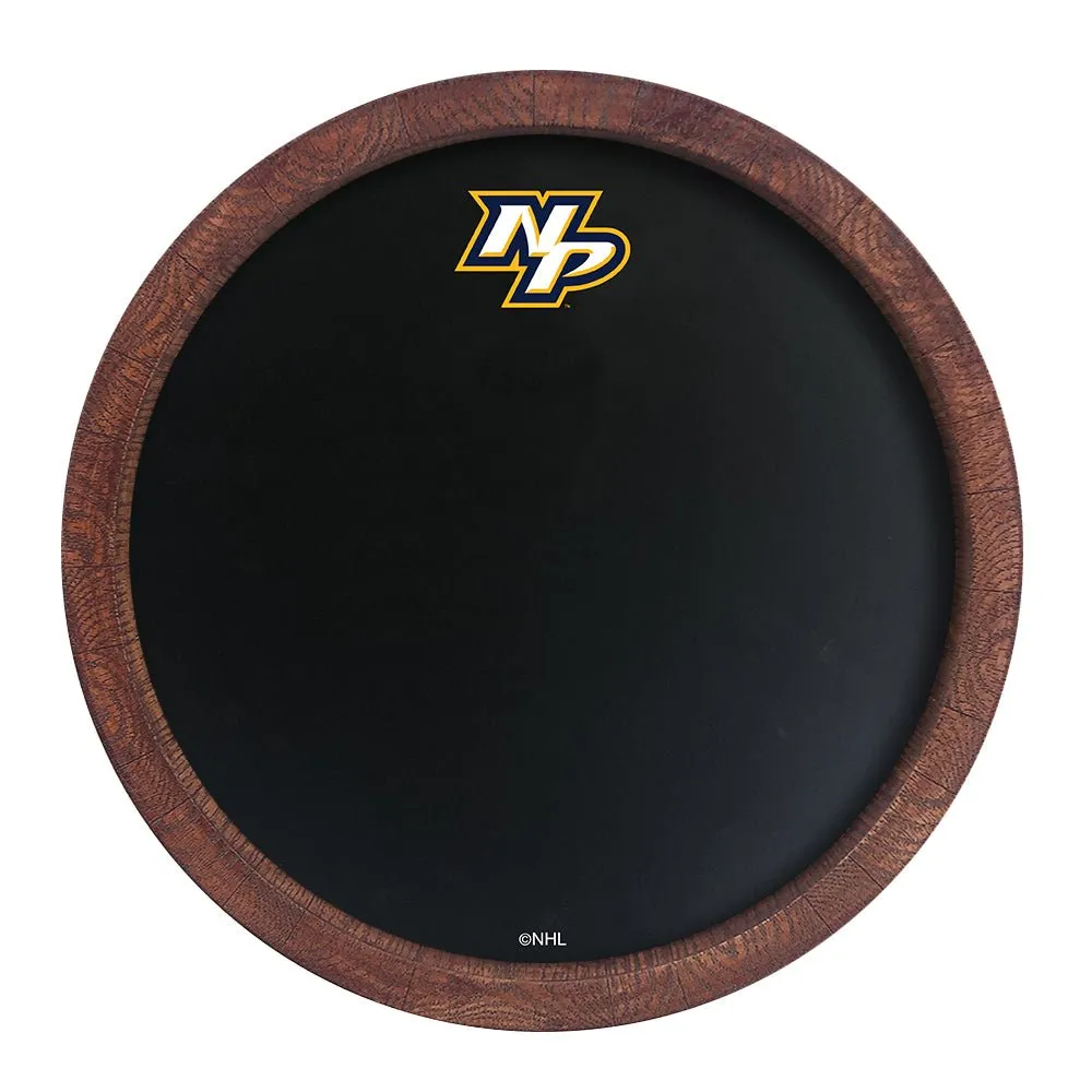 Nashville Predators: Secondary Logo - Barrel Top Chalkboard Sign