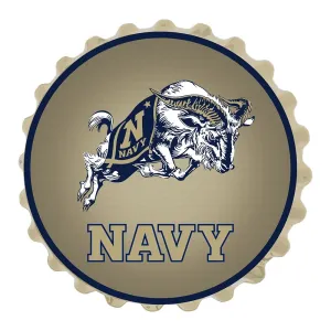 Navy Midshipmen: Bill the Goat - Bottle Cap Wall Sign