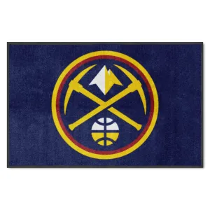 NBA - Denver Nuggets 4X6 Logo Mat - Landscape