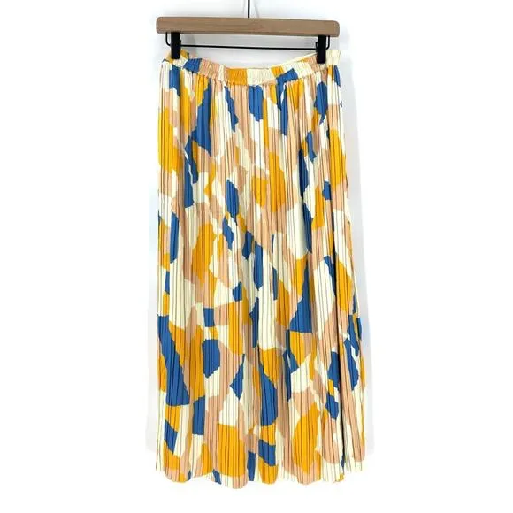 NEW Amour Vert Blaze Pleated Recycled Sateen Skirt Sz S