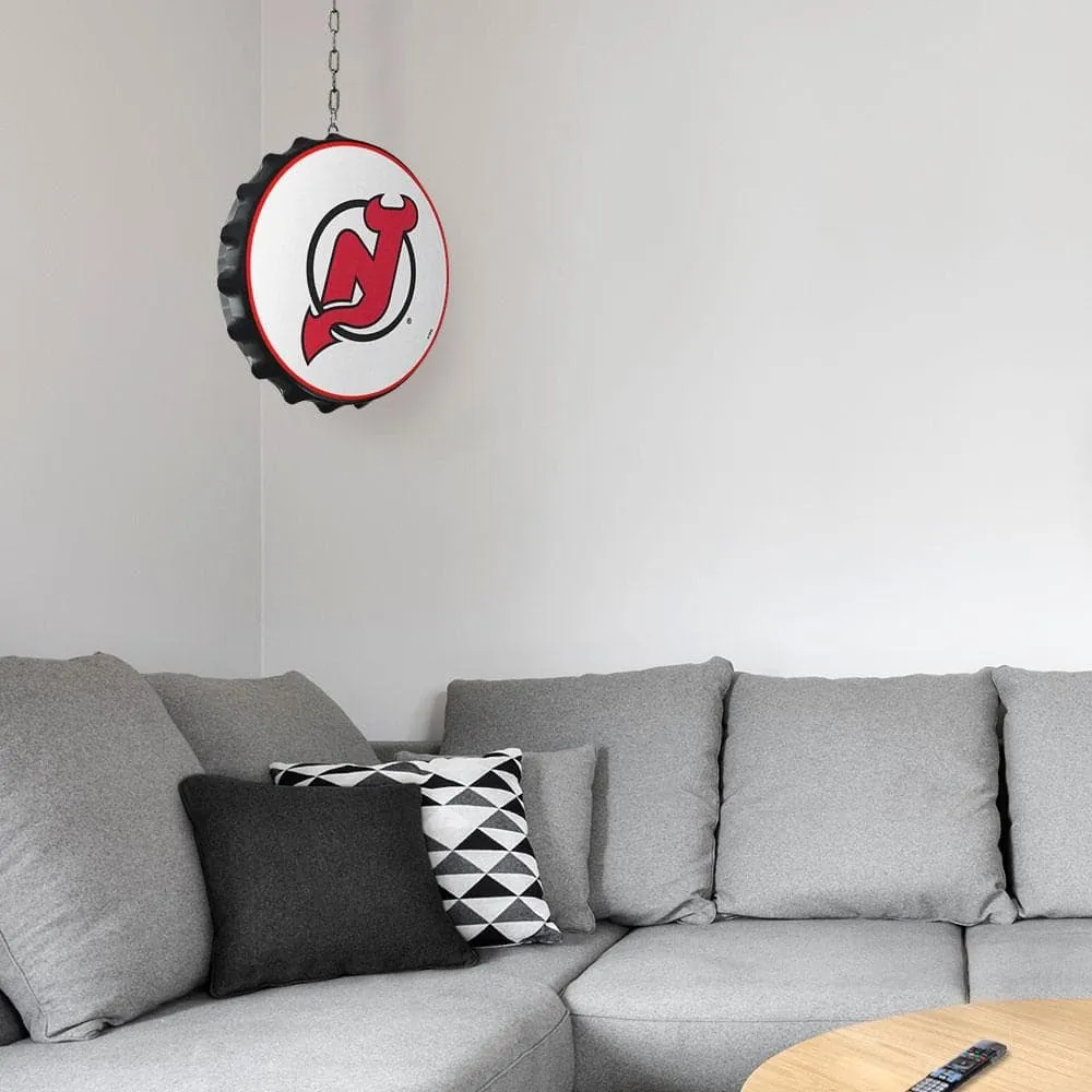 New Jersey Devils: Bottle Cap Dangler