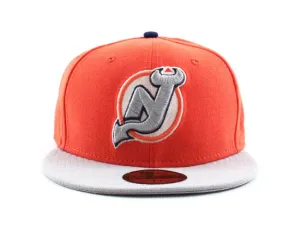New Jersey Devils New Era 59Fifty Fitted Hat (Orange Gray)