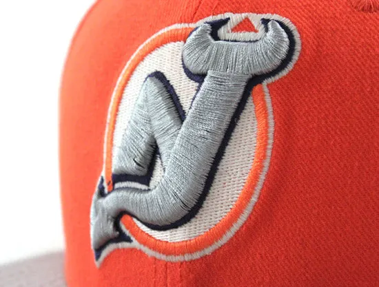 New Jersey Devils New Era 59Fifty Fitted Hat (Orange Gray)