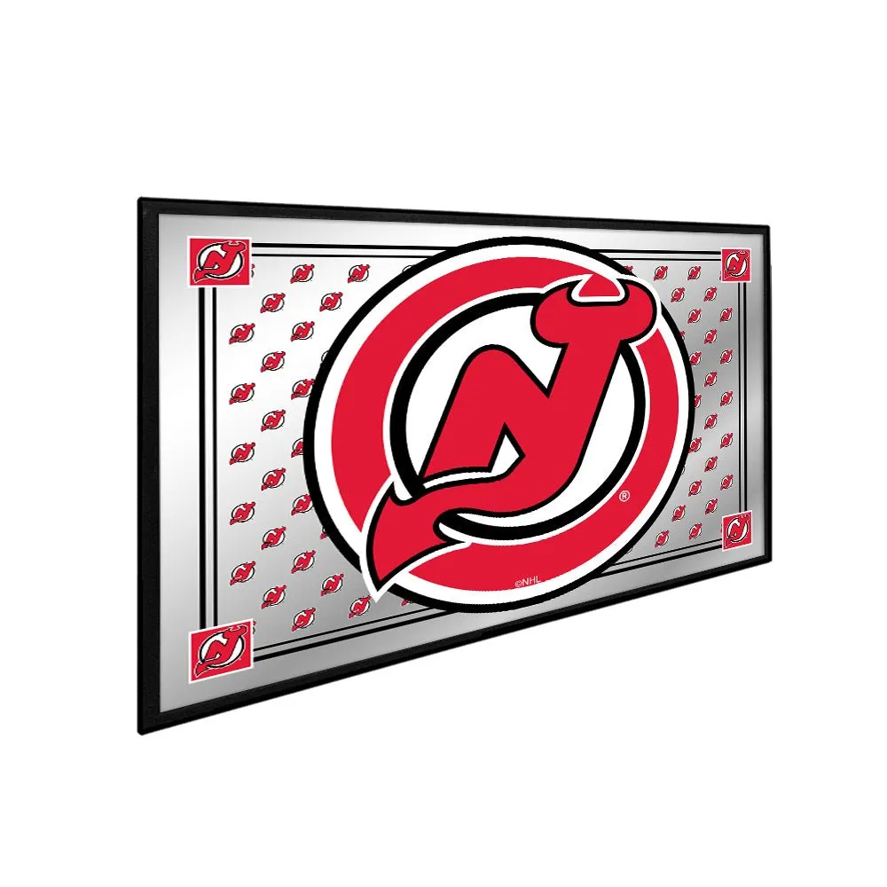 New Jersey Devils: Team Spirit - Framed Mirrored Wall Sign
