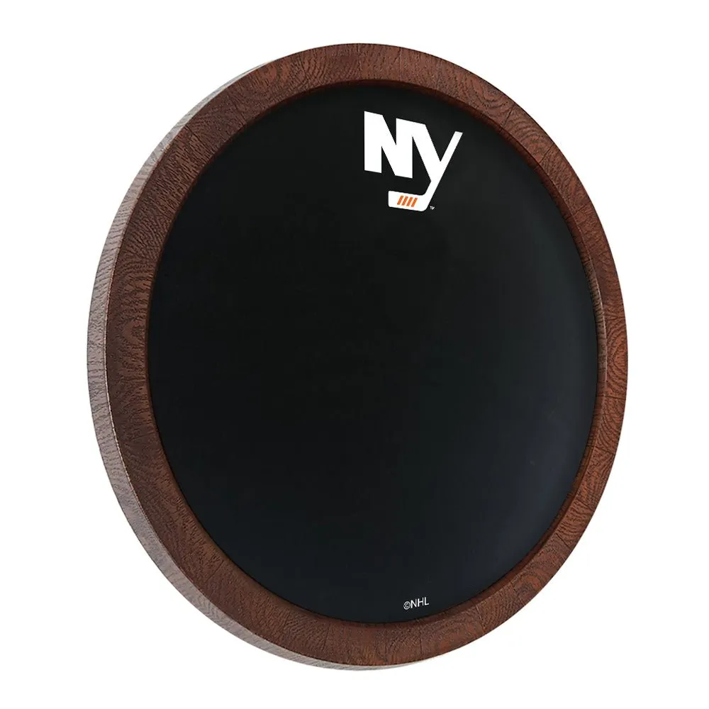 New York Islanders: Secondary Logo - Barrel Top Chalkboard Sign