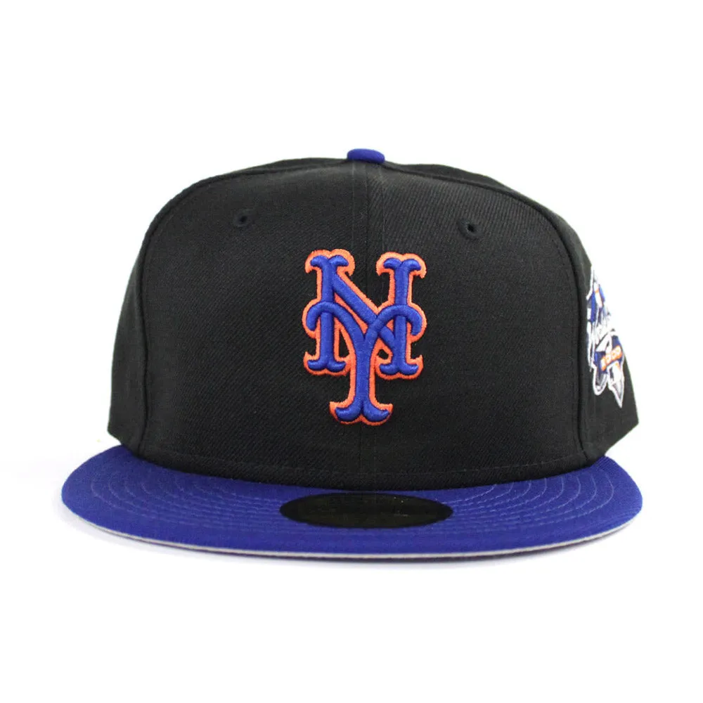 New York Mets 2000 World Series New Era 59Fifty Fitted Hats (Gray Under Brim)