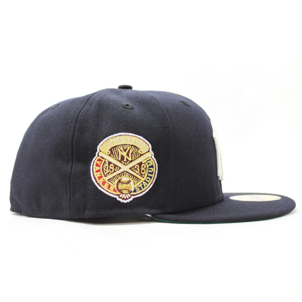 New York Yankees 1938 World Series New Era 59Fifty Fitted Hat (Glow in the Dark Navy Green Under Brim)