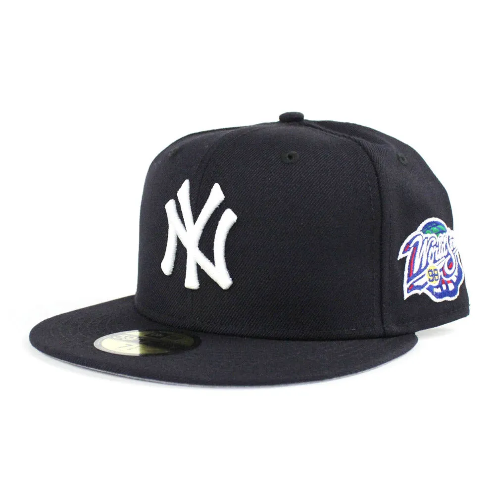New York Yankees 1998 World Series 59Fifty New Era Fitted Hats (Navy Gray Under Brim)