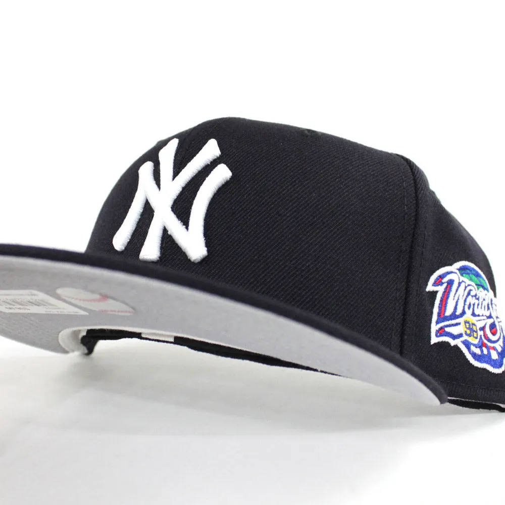 New York Yankees 1998 World Series 59Fifty New Era Fitted Hats (Navy Gray Under Brim)