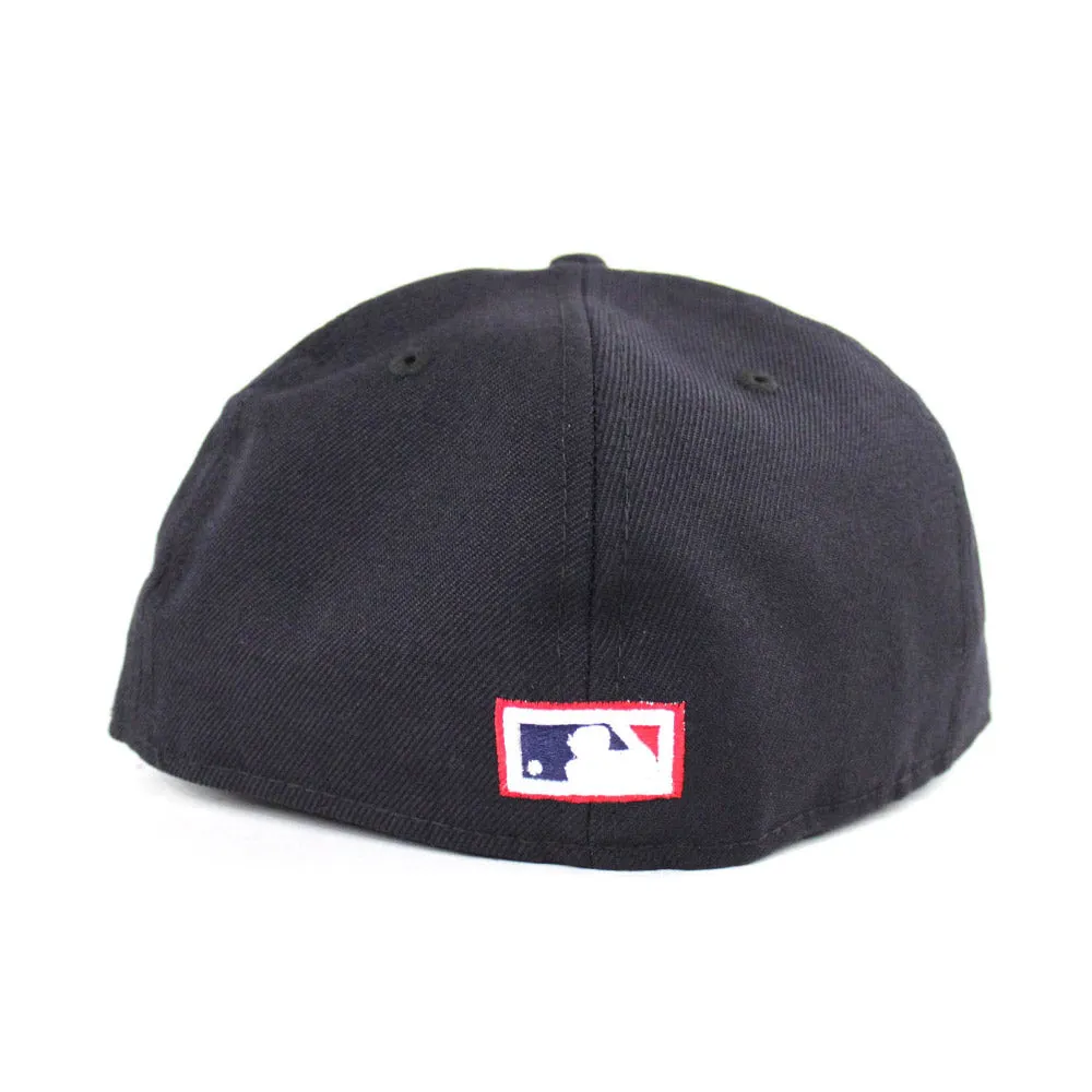 New York Yankees 1998 World Series 59Fifty New Era Fitted Hats (Navy Gray Under Brim)