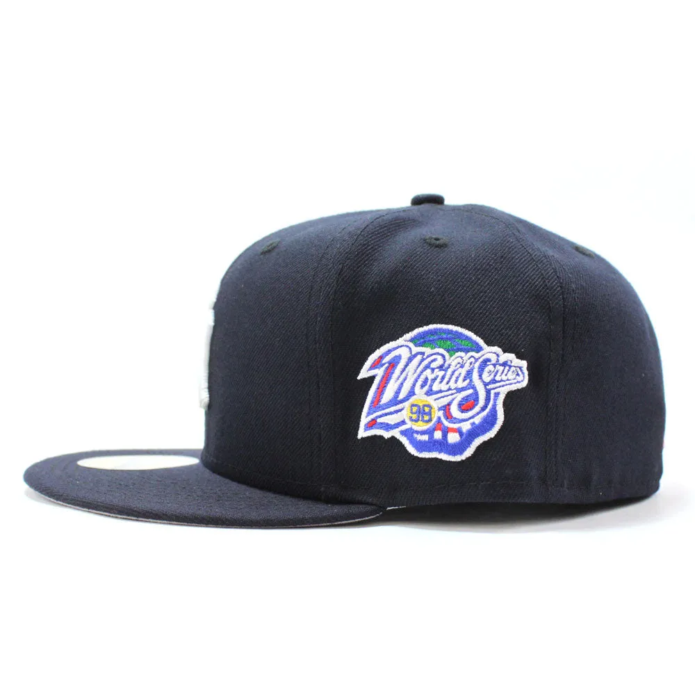 New York Yankees 1998 World Series ALT Logo New Era 59Fifty Fitted Hat (Navy Gray Under Brim)