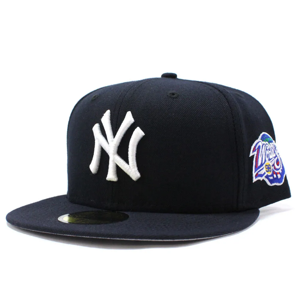 New York Yankees 1998 World Series ALT Logo New Era 59Fifty Fitted Hat (Navy Gray Under Brim)