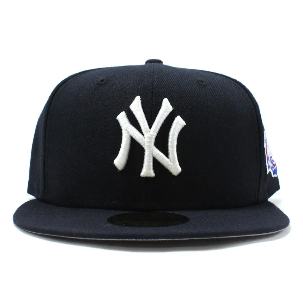 New York Yankees 1998 World Series ALT Logo New Era 59Fifty Fitted Hat (Navy Gray Under Brim)