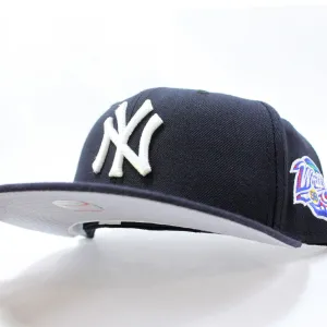 New York Yankees 1998 World Series ALT Logo New Era 59Fifty Fitted Hat (Navy Gray Under Brim)