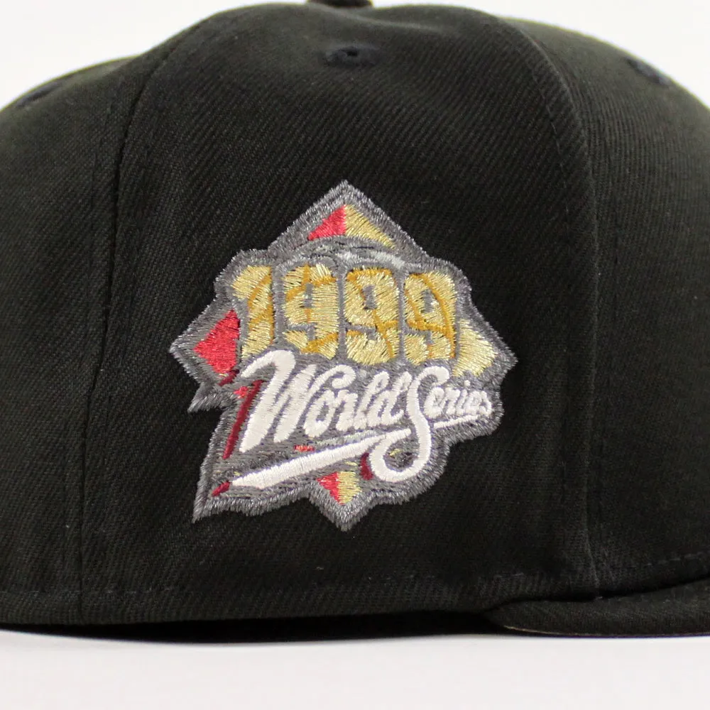 New York Yankees 1999 World Series New Era 59Fifty Fitted Hat (Black Gray Under Brim)