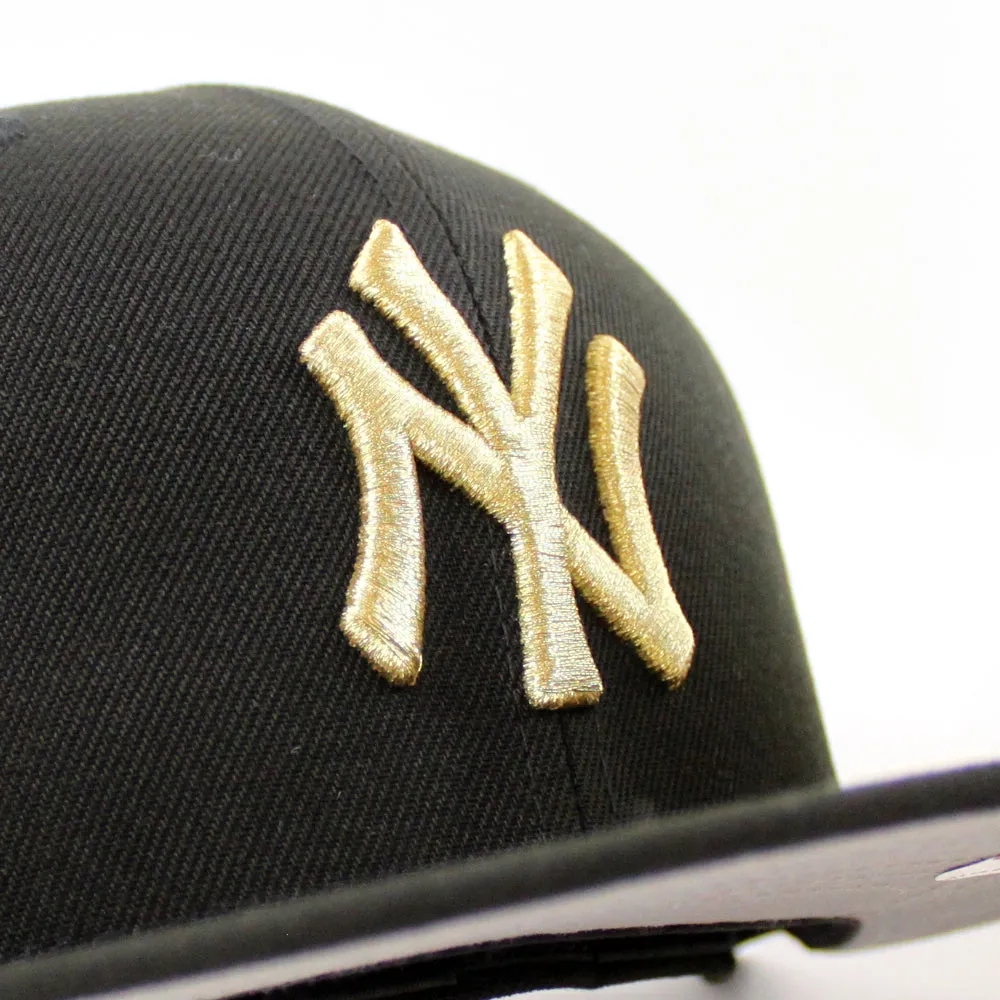 New York Yankees 1999 World Series New Era 59Fifty Fitted Hat (Black Gray Under Brim)