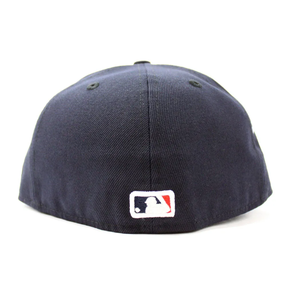 New York Yankees 27x World Series Champions New Era 59Fifty Fitted Hat (Glow in the Dark Navy Green Under Brim)