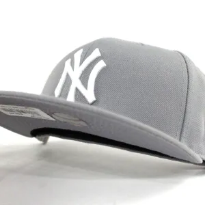 New York Yankees New Era 59Fifty Fitted Hat (Gray Gray Under Brim)