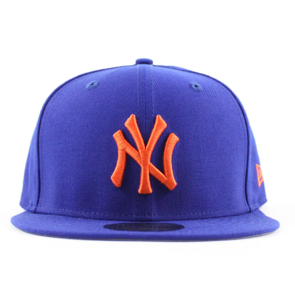 New York Yankees New Era 59Fifty Fitted Hat (Royal Blue Gray Under Brim)