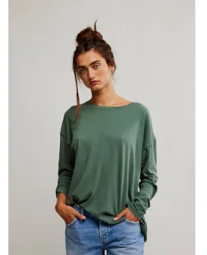 Nina Long Sleeve Topiary Green