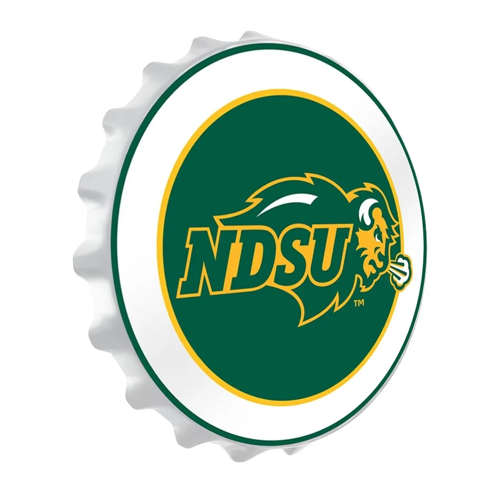North Dakota State Bison: Bottle Cap Wall Sign