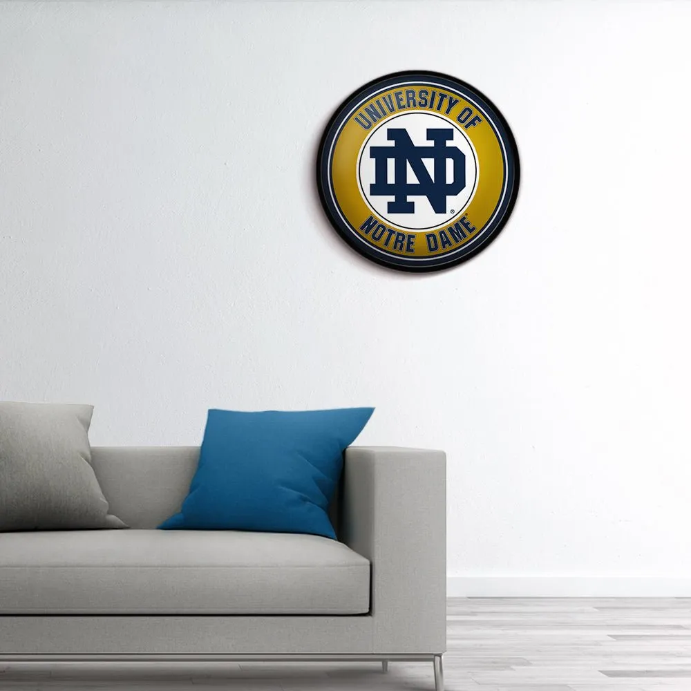 Notre Dame Fighting Irish: Modern Disc Wall Sign
