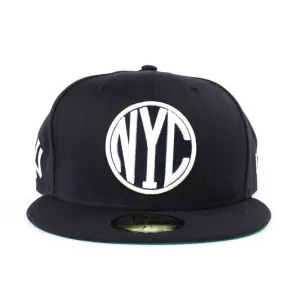 NYC New York Yankees New Era Fitted Hat (Green Under Brim)