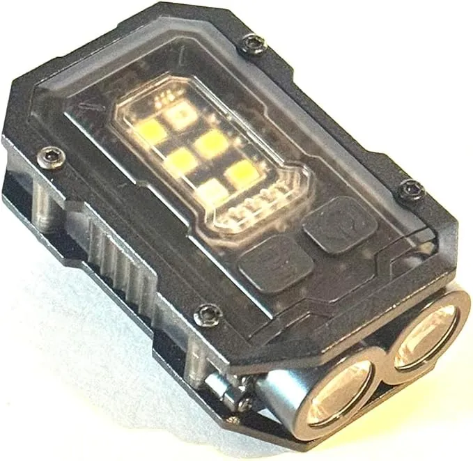 O' Brothers Outdoors Emergency Survival Small EDC Portable Keychain Flashlight LED for Sports Camping Hiking Fishing, Black, mw-s9037