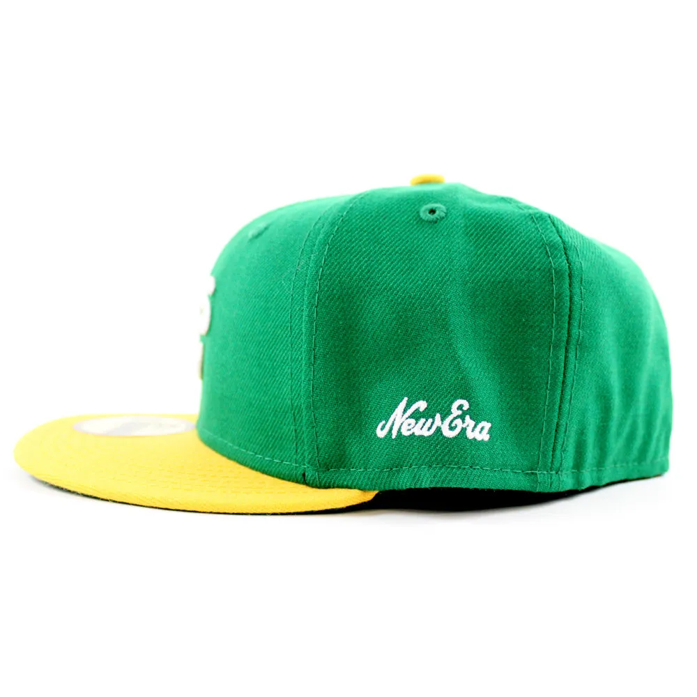 Oakland Athletics 1973 World Series New Era 59Fifty Fitted Hat (59FIFTY DAY - Team color Green Under Brim)